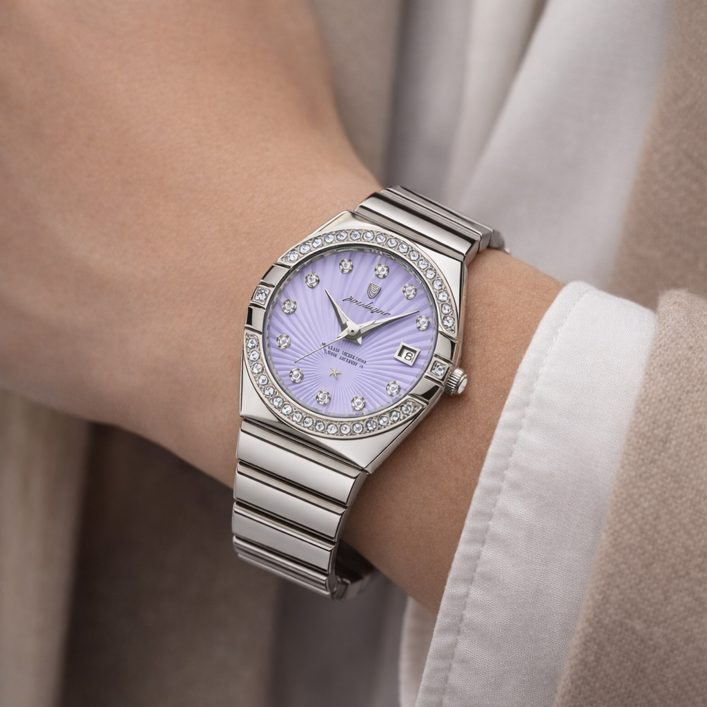 Crystal Woman - Silver Purple