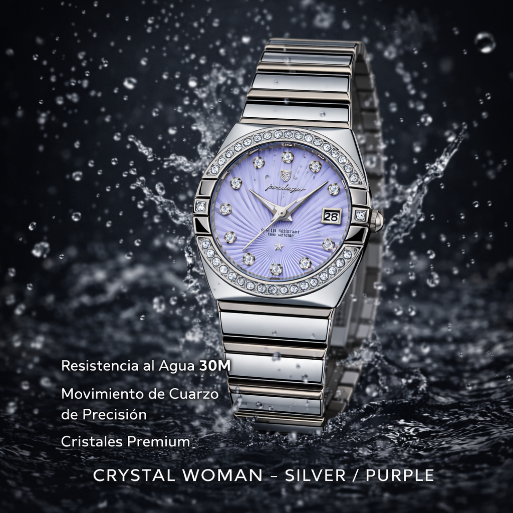 Crystal Woman - Silver Purple
